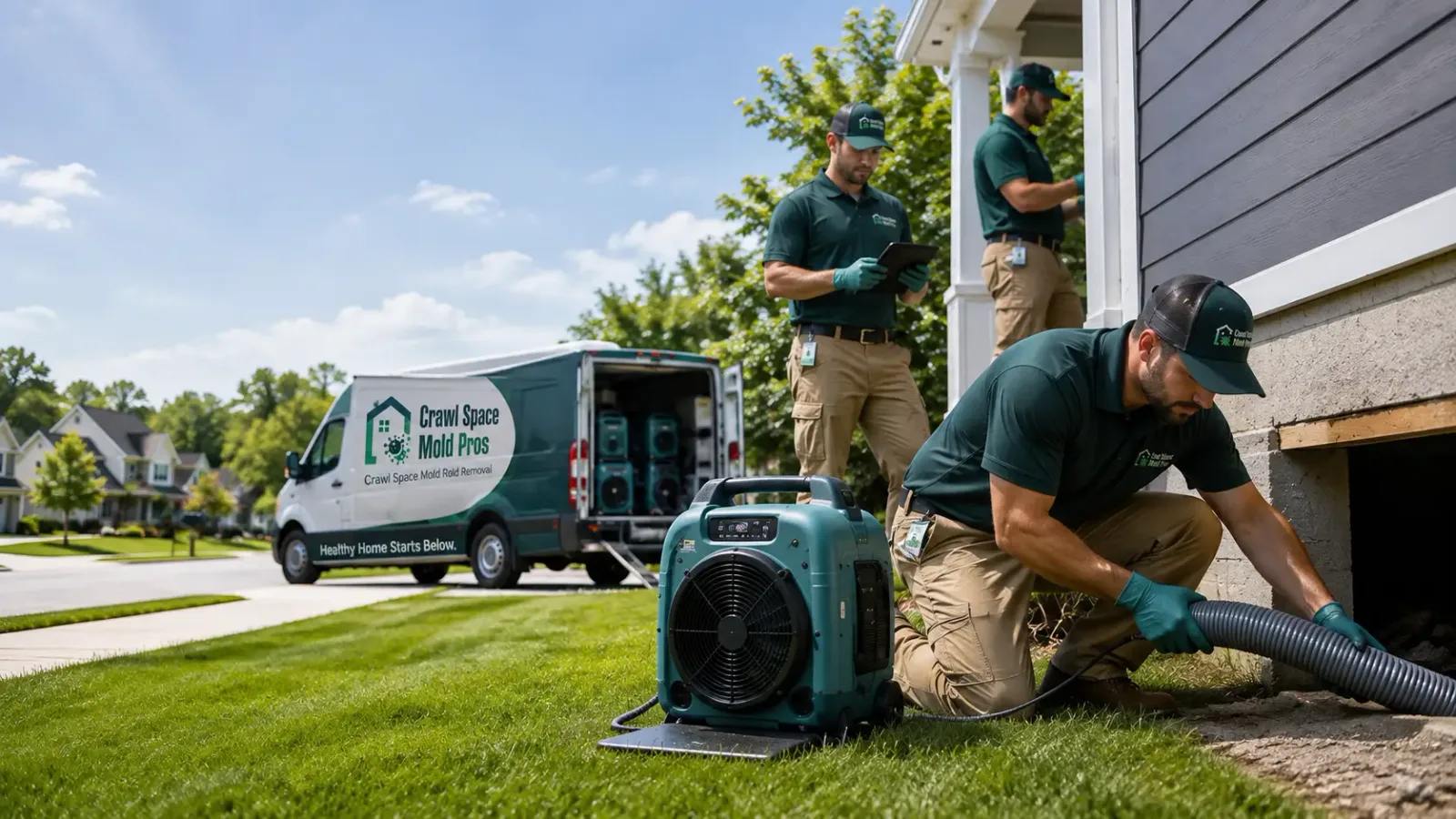 Crawl Space Mold Removal in Belgium, WI